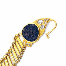 Load image into Gallery viewer, Antiquity 20K Yellow Gold Ladder design Bracelet - Coomi
