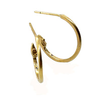 Load image into Gallery viewer, Gold Hoop Earring - Coomi
