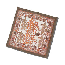Load image into Gallery viewer, Coral Handprinted Napkin - Coomi
