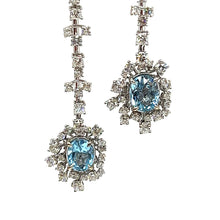 Load image into Gallery viewer, Trinity Aquamarine Drop Earrings - Coomi
