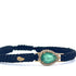 Luminosity Macrame Bracelet with Pear-Shaped Emerald and Diamonds - Coomi