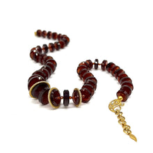 Load image into Gallery viewer, Affinity 20K Garnet Bead Necklace - Coomi
