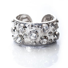 Load image into Gallery viewer, Sterling Silver Crystal Cuff - Coomi
