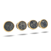 Load image into Gallery viewer, Antiquity Ancient Indo Greek Coin Buttons - Coomi
