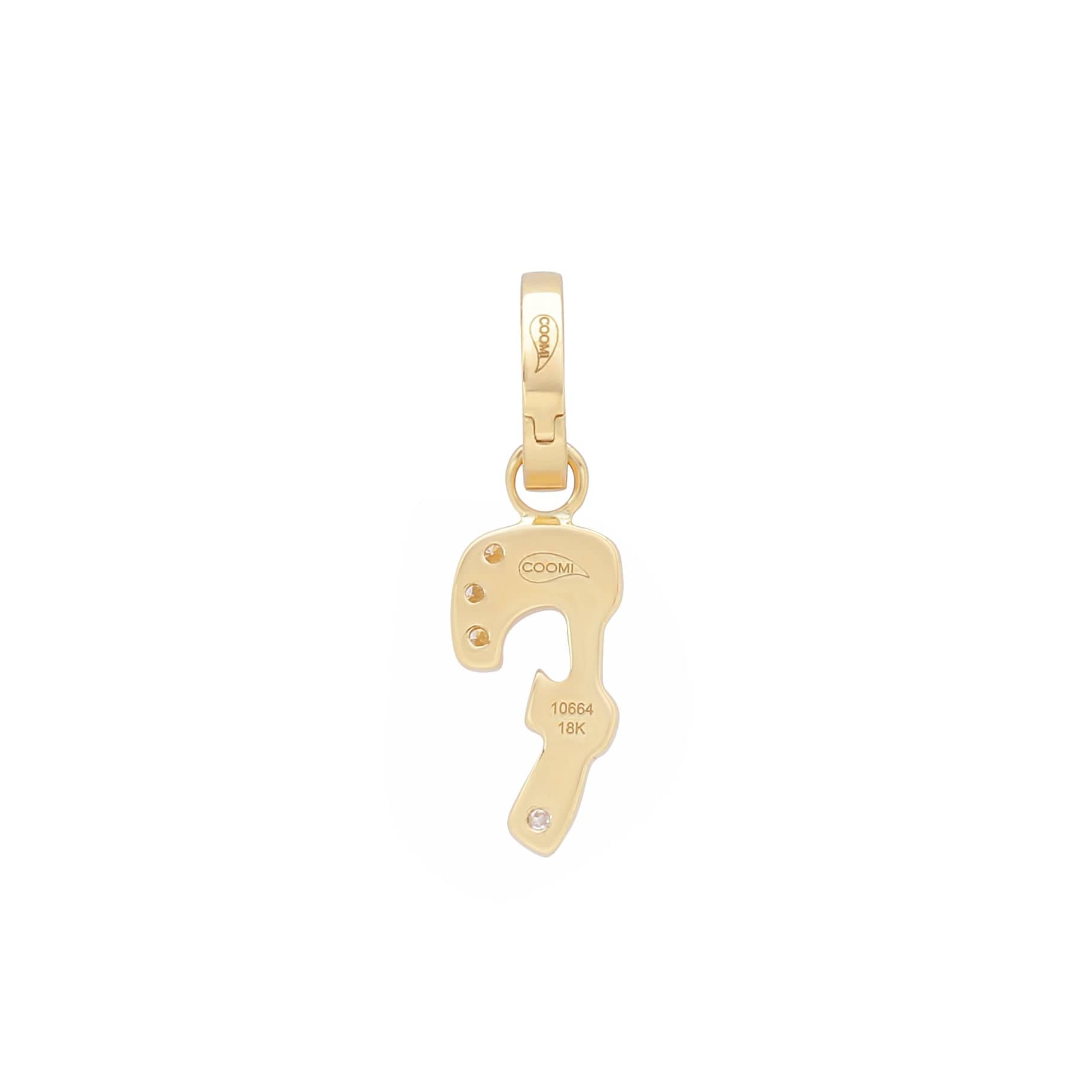 Letter F Initial Pendant - Coomi