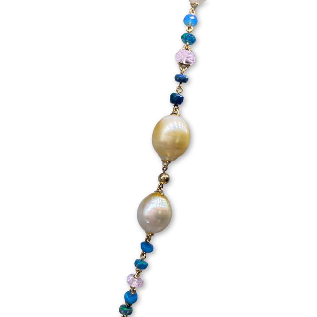 Pearl Morganite & Opal Necklace - Coomi