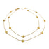 Eternity 20K Spaced Gold Necklace - Coomi