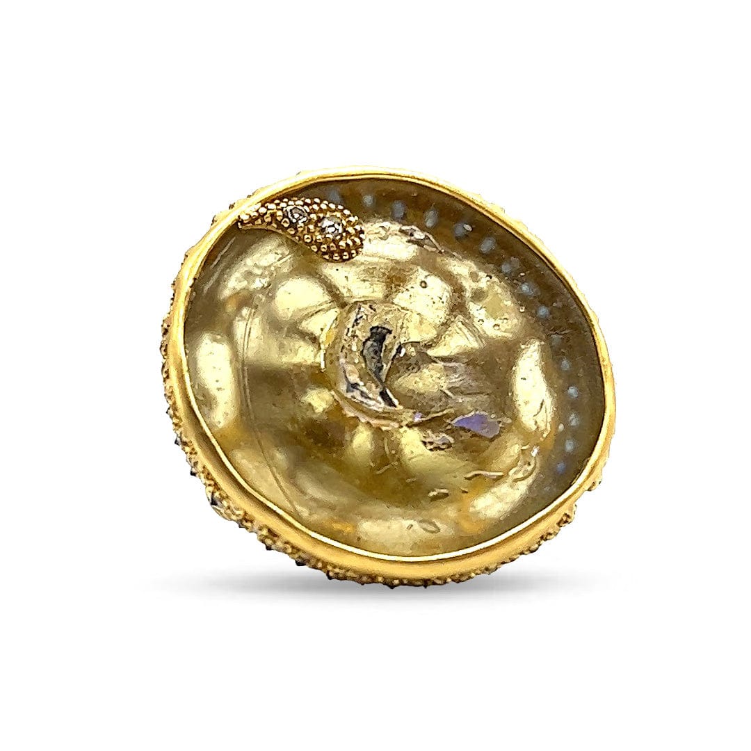 Ancient Roman Glass Saucer Ring - Coomi