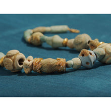 Load image into Gallery viewer, Antiquity 20K Egyptian Faience Bead Necklace - Coomi
