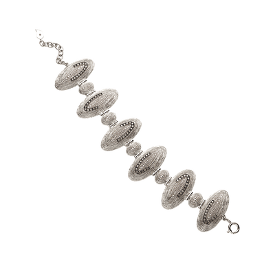 Sterling Silver Oval Bracelet