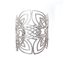 Load image into Gallery viewer, Lotus Flower Sterling Silver Cuff - Coomi
