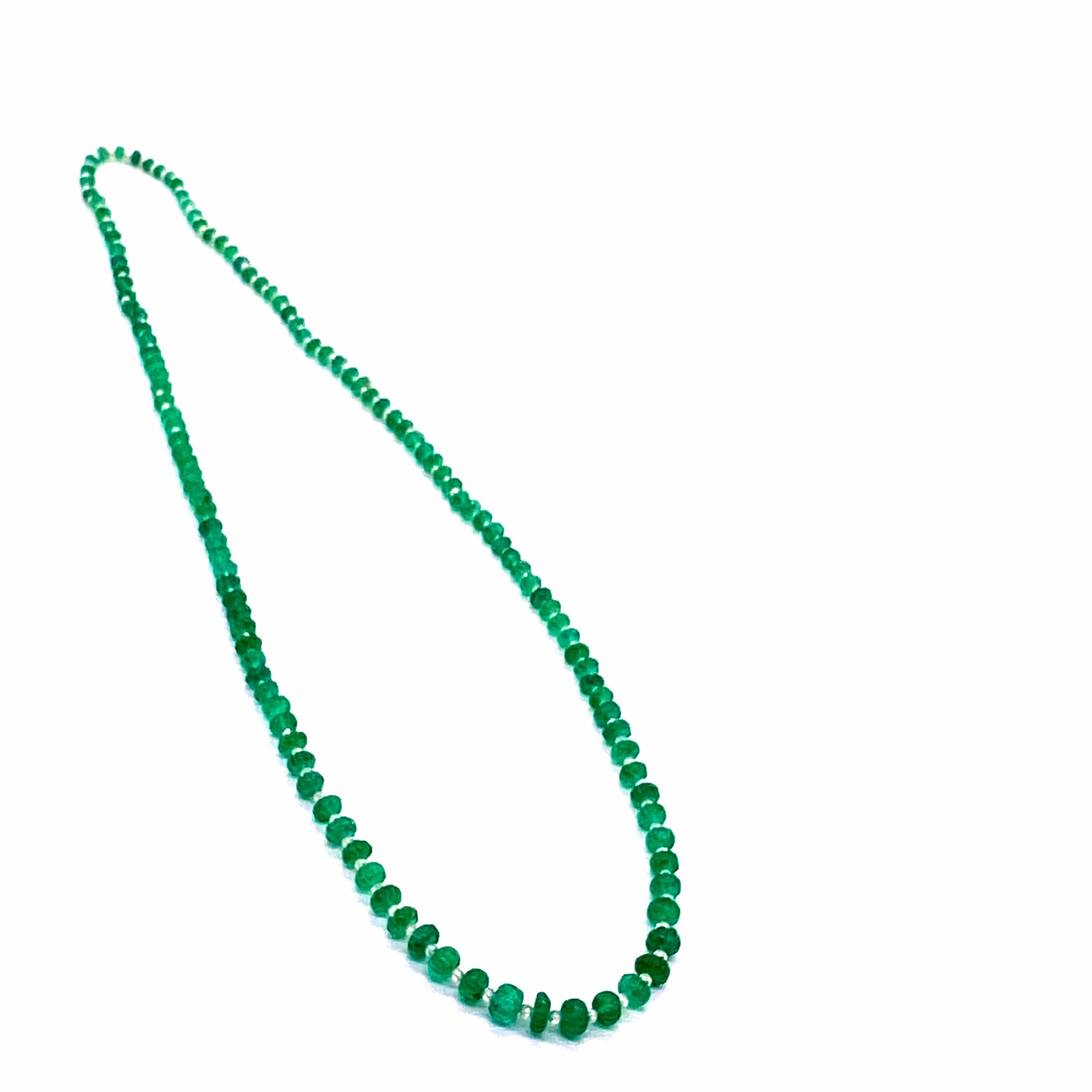 Trinity 18K Emerald Bead Necklace - Coomi