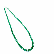 Load image into Gallery viewer, Trinity 18K Emerald Bead Necklace - Coomi
