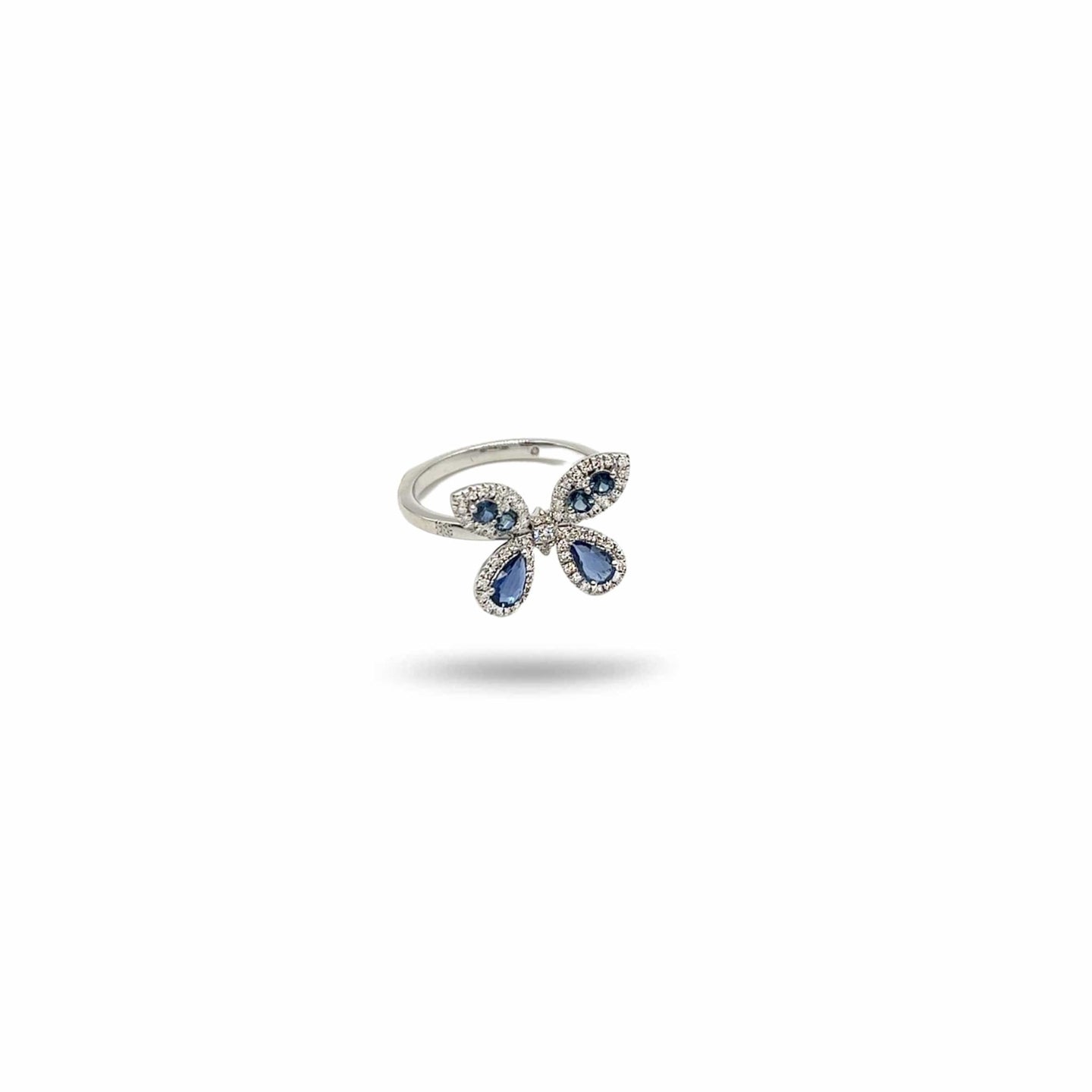 Sapphire & Diamond Butterfly Ring - Coomi