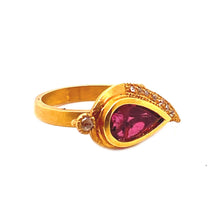 Load image into Gallery viewer, Luminosity 20K Yellow Gold Pink Tourmaline Statement ring - Coomi
