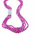 Trinity Burma Heated Ruby Beads Statement Necklace - Coomi