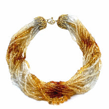 Load image into Gallery viewer, Antiquity 20K Citrine Briolet Twist Necklace - Coomi
