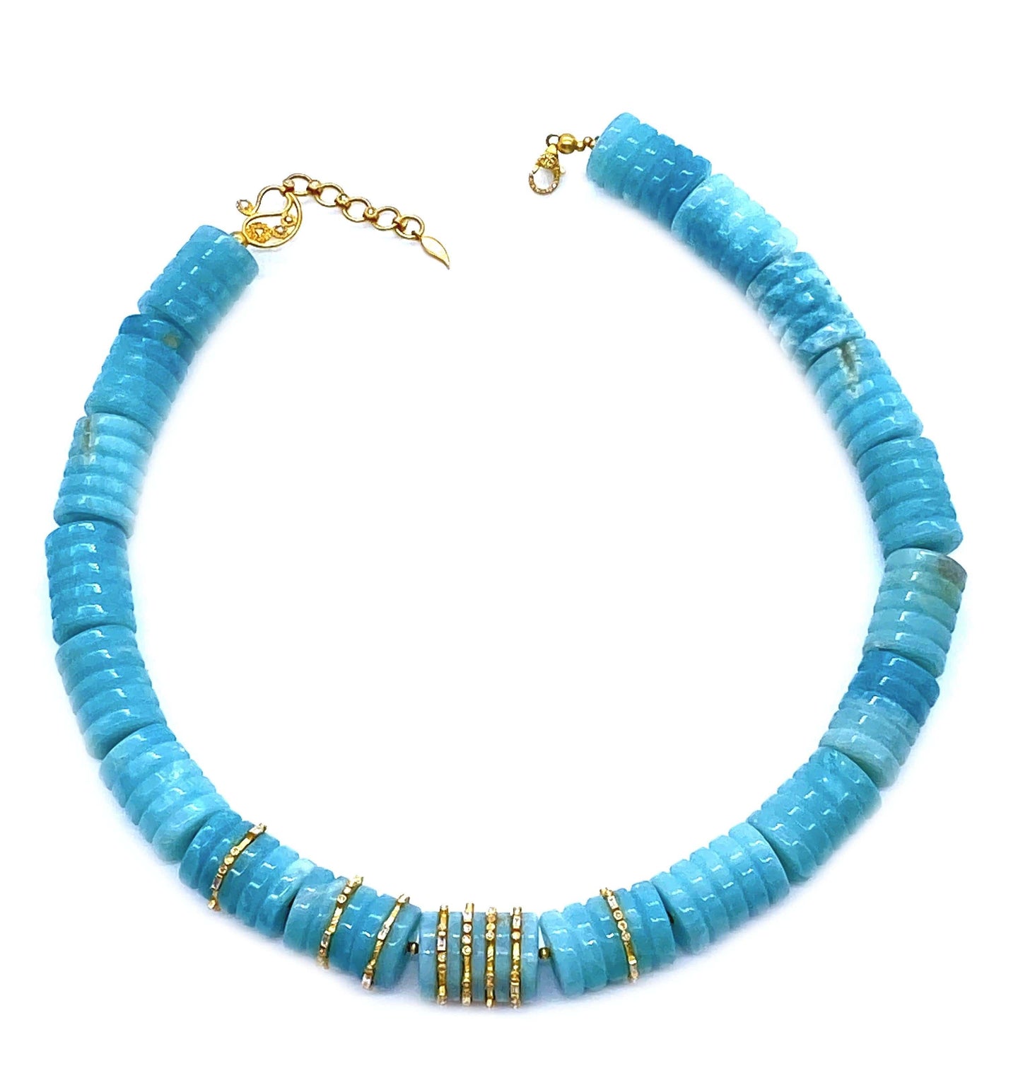 Affinity 20K Aquamarine Necklace - Coomi