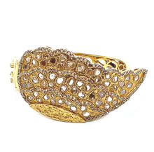 Load image into Gallery viewer, Eternity 20K Wing Diamond Statement Cuff - Coomi
