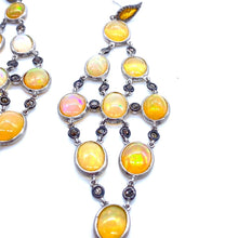 Load image into Gallery viewer, Sterling Silver with Opal Statement earrings - Coomi
