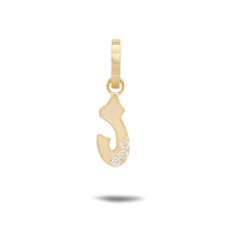 Load image into Gallery viewer, Letter J Initial Pendant - Coomi
