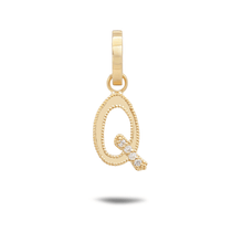 Load image into Gallery viewer, Letter Q Initial Pendant - Coomi
