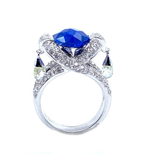 Load image into Gallery viewer, Trinity Pear Sapphire 18K Ring - Coomi
