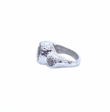 Load image into Gallery viewer, Dune three stone Crystal Sterling Silver Ring - Coomi

