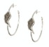 Silver Affinity Paisley Hoop Earrings - Coomi