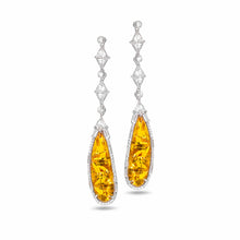 Load image into Gallery viewer, Trinity 18K Citrine Earrings - Coomi
