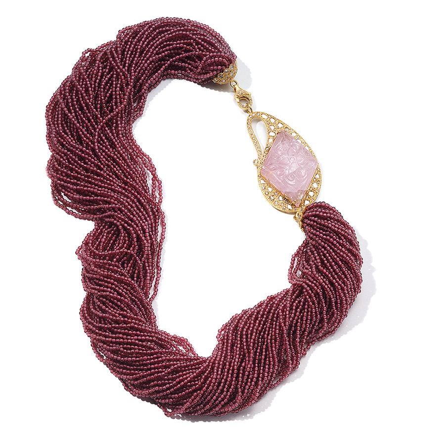 Affinity 20K Carved Paisley Twist Necklace - Coomi