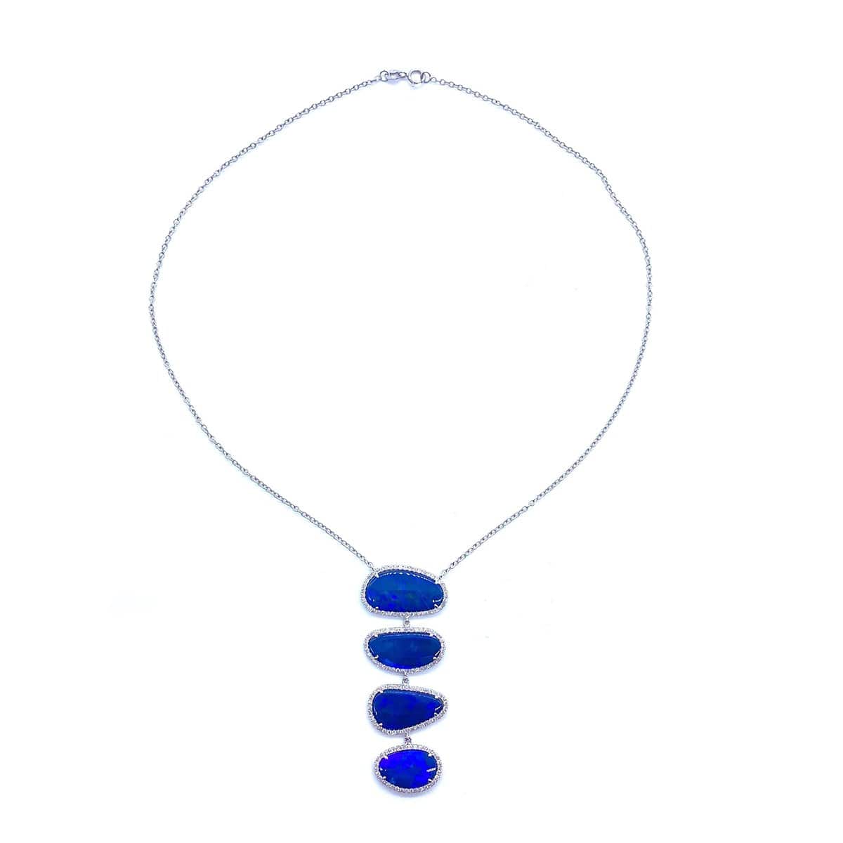 Trinity 18K Four Drop Opal Necklace - Coomi