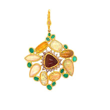 Load image into Gallery viewer, Affinity Opal and Emerald Pendant - Coomi

