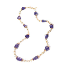 Load image into Gallery viewer, Affinity 20K Necklace with Tanzanite Beads - Coomi
