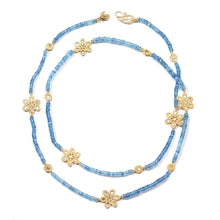 Load image into Gallery viewer, Affinity 20K Aquamarine and Rose Cut Diamond Necklace - Coomi
