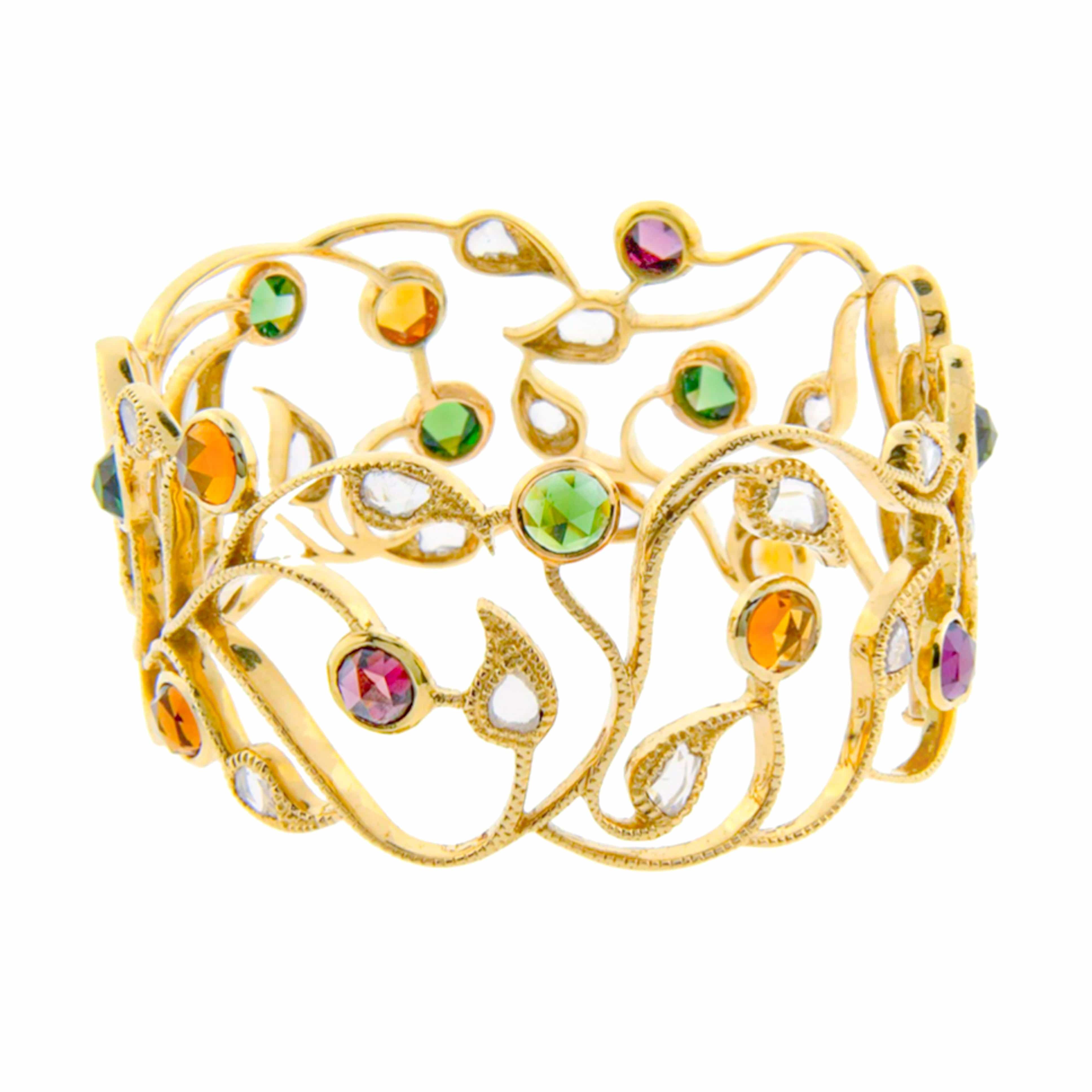 Vitality 20K Vine Adornment Cuff - Coomi