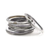 Sterling Silver Black Onyx Wave Bracelet - 5mm - Coomi