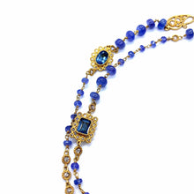 Load image into Gallery viewer, Affinity 20K Tanzanite and Blue Topaz Necklace - Coomi
