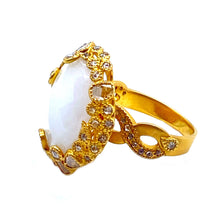 Load image into Gallery viewer, Affinity 20K White Onyx Ring - Coomi
