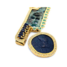 Load image into Gallery viewer, Antiquity Ancient Bronze Lock Pendant - Coomi
