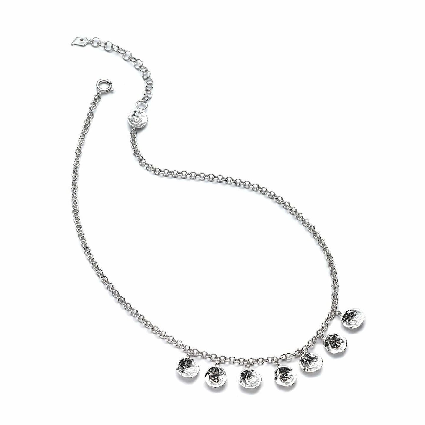 Serenity Flower Necklace with Sterling Silver - Coomi