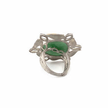 Load image into Gallery viewer, Vitality Sterling Silver and Gold Green Agate Ring - Coomi
