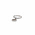 Rain Sterling Silver Single Hanging Rose-Cut Ring - Coomi