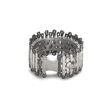 Load image into Gallery viewer, Eternity Silver and Diamonds Band Ring - Coomi
