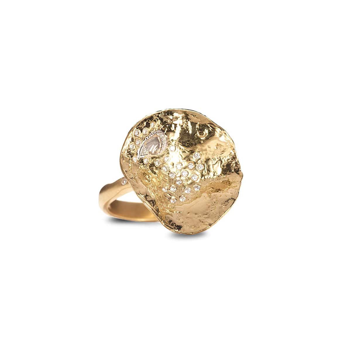 Serenity small flower ring - Coomi
