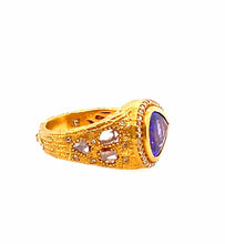 Load image into Gallery viewer, Affinity 20K Yellow Gold and Tanzanite Ring - Coomi
