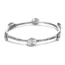 Load image into Gallery viewer, Sterling Silver Cactus Flower Bangle Bracelet - Coomi
