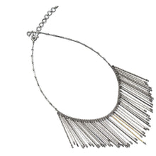 Load image into Gallery viewer, Spring Silver and Gold Bib Necklace - Coomi
