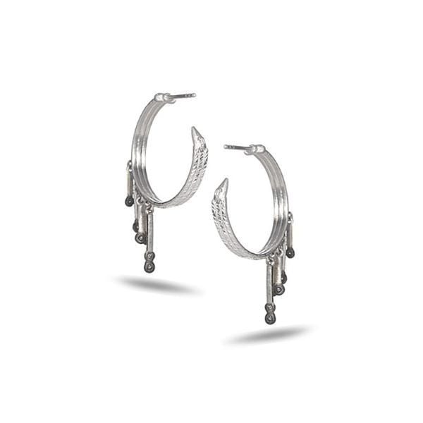 Sterling Silver Small Spring Hoop Earrings - Coomi